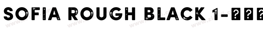 Sofia Rough Black 1字体转换